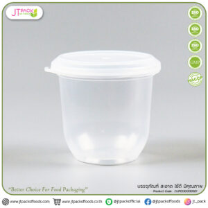 ถ้วยแคปซูล 6oz.เต้าฮวย+ฝาขาวขุ่น/ซากุระ (20ชุดx25ห่อ)(500ชุด/ลัง)
