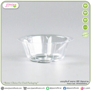 ถ้วยวุ้นดอกไม้จีบ/EPP (100ชิ้นx25แถว)(2500ชิ้น/ห่อ)
