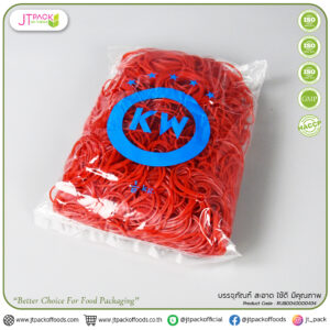 ยางวงใหญ่สีแดง A/KW (0.5กกx60ห่อ)(30กก./กส.)